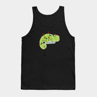 Chameleon Christmas Tree Tank Top